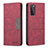 Funda de Cuero Cartera con Soporte Carcasa B01F para Samsung Galaxy S20 FE (2022) 5G Rojo