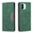 Funda de Cuero Cartera con Soporte Carcasa B01F para Xiaomi Poco C50 Verde