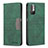 Funda de Cuero Cartera con Soporte Carcasa B01F para Xiaomi Redmi Note 10T 5G Verde