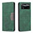 Funda de Cuero Cartera con Soporte Carcasa B01F para Xiaomi Redmi Note 11E Pro 5G Verde