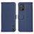 Funda de Cuero Cartera con Soporte Carcasa B01H para Asus ZenFone 8 Mini Azul