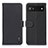 Funda de Cuero Cartera con Soporte Carcasa B01H para Google Pixel 6a 5G Negro