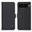 Funda de Cuero Cartera con Soporte Carcasa B01H para Google Pixel 7 5G Negro