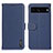 Funda de Cuero Cartera con Soporte Carcasa B01H para Google Pixel 7 Pro 5G Azul