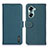 Funda de Cuero Cartera con Soporte Carcasa B01H para Huawei Honor 60 5G Verde