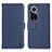 Funda de Cuero Cartera con Soporte Carcasa B01H para Huawei Nova 9 Azul