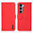 Funda de Cuero Cartera con Soporte Carcasa B01H para Motorola Moto G200 5G Rojo