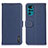 Funda de Cuero Cartera con Soporte Carcasa B01H para Motorola Moto G22 Azul