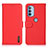 Funda de Cuero Cartera con Soporte Carcasa B01H para Motorola Moto G31 Rojo