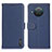 Funda de Cuero Cartera con Soporte Carcasa B01H para Nokia X10 Azul