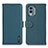 Funda de Cuero Cartera con Soporte Carcasa B01H para Nokia X30 5G Verde