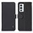 Funda de Cuero Cartera con Soporte Carcasa B01H para OnePlus 9RT 5G Negro