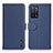 Funda de Cuero Cartera con Soporte Carcasa B01H para Oppo A56 5G Azul