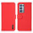 Funda de Cuero Cartera con Soporte Carcasa B01H para Oppo Reno6 Pro+ Plus 5G Rojo