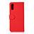 Funda de Cuero Cartera con Soporte Carcasa B01H para Samsung Galaxy A02 Rojo