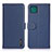 Funda de Cuero Cartera con Soporte Carcasa B01H para Samsung Galaxy A22s 5G Azul