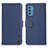 Funda de Cuero Cartera con Soporte Carcasa B01H para Samsung Galaxy M52 5G Azul