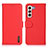 Funda de Cuero Cartera con Soporte Carcasa B01H para Samsung Galaxy S22 5G Rojo