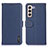 Funda de Cuero Cartera con Soporte Carcasa B01H para Samsung Galaxy S23 Plus 5G Azul