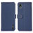 Funda de Cuero Cartera con Soporte Carcasa B01H para Sony Xperia Ace III Azul