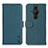 Funda de Cuero Cartera con Soporte Carcasa B01H para Sony Xperia PRO-I Verde