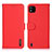 Funda de Cuero Cartera con Soporte Carcasa B01H para Wiko Y62 Rojo