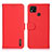 Funda de Cuero Cartera con Soporte Carcasa B01H para Xiaomi Redmi 9 Activ Rojo