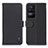 Funda de Cuero Cartera con Soporte Carcasa B01H para Xiaomi Redmi K40S 5G Negro