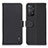 Funda de Cuero Cartera con Soporte Carcasa B01H para Xiaomi Redmi Note 11 Pro 4G Negro