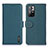 Funda de Cuero Cartera con Soporte Carcasa B01H para Xiaomi Redmi Note 11T 5G Verde