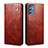 Funda de Cuero Cartera con Soporte Carcasa B01S para Samsung Galaxy M52 5G Marron