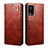 Funda de Cuero Cartera con Soporte Carcasa B01S para Vivo V21e 4G Marron