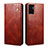 Funda de Cuero Cartera con Soporte Carcasa B01S para Vivo V23e Marron