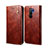 Funda de Cuero Cartera con Soporte Carcasa B01S para Xiaomi Redmi 9 Prime India Marron