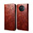 Funda de Cuero Cartera con Soporte Carcasa B01S para Xiaomi Redmi Note 9 5G Marron