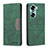 Funda de Cuero Cartera con Soporte Carcasa B02F para Huawei Honor 60 Pro 5G Verde