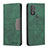 Funda de Cuero Cartera con Soporte Carcasa B02F para Motorola Moto G Play (2023) Verde