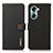 Funda de Cuero Cartera con Soporte Carcasa B02H para Huawei Honor 60 5G Negro