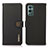 Funda de Cuero Cartera con Soporte Carcasa B02H para OnePlus 9 Pro 5G Negro