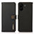 Funda de Cuero Cartera con Soporte Carcasa B02H para Xiaomi Redmi 13C Negro