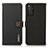 Funda de Cuero Cartera con Soporte Carcasa B02H para Xiaomi Redmi Note 11 4G (2022) Negro