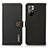 Funda de Cuero Cartera con Soporte Carcasa B02H para Xiaomi Redmi Note 11 5G Negro