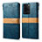 Funda de Cuero Cartera con Soporte Carcasa B02S para Samsung Galaxy S20 Ultra Azul