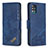 Funda de Cuero Cartera con Soporte Carcasa B03F para Samsung Galaxy A51 4G Azul