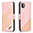 Funda de Cuero Cartera con Soporte Carcasa B03F para Samsung Galaxy F42 5G Oro Rosa