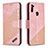 Funda de Cuero Cartera con Soporte Carcasa B03F para Samsung Galaxy M11 Oro Rosa