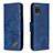 Funda de Cuero Cartera con Soporte Carcasa B03F para Samsung Galaxy M60s Azul