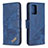 Funda de Cuero Cartera con Soporte Carcasa B03F para Samsung Galaxy M80S Azul