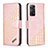 Funda de Cuero Cartera con Soporte Carcasa B03F para Xiaomi Redmi Note 11 Pro 4G Oro Rosa