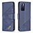 Funda de Cuero Cartera con Soporte Carcasa B03F para Xiaomi Redmi Note 11S 5G Azul